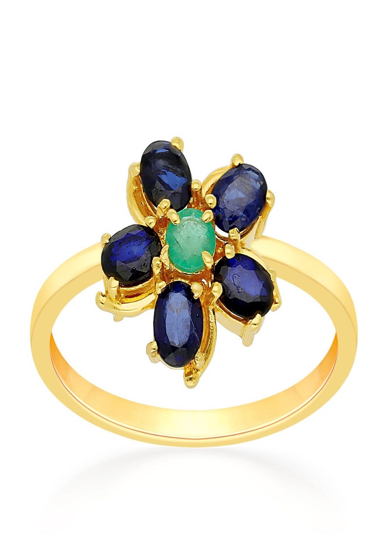 Malabar Gold and Diamonds 22 Carat 916 Purity Precia Gemstone Ring PGNFNC225RN1 for Women  - Image 1
