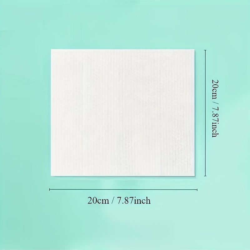 Extra Large Hanging Disposable Face Towels 100pcs Thickened Enlarged Makeup Remover Wipes Super Absorbent Suitable for Sensitive Skin Facial Cleansing Household and Beauty Salon Use - Image 2