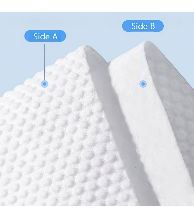 Extra Large Hanging Disposable Face Towels 100pcs Thickened Enlarged Makeup Remover Wipes Super Absorbent Suitable for Sensitive Skin Facial Cleansing Household and Beauty Salon Use - Image 4