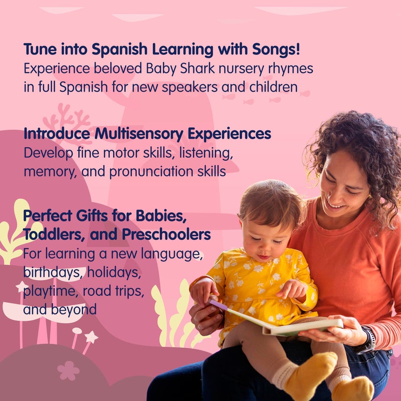 Pinkfong Baby Shark Sing-Alongs 6 Button Sound Book, Pinkfong Baby Shark Nursery Rhymes, Interactive Learning Books for Toddlers, Learning & Education Toys, Baby Shark Gifts - Image 5