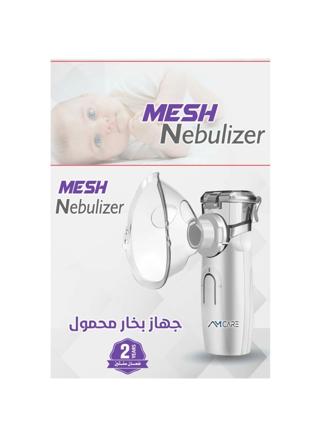 AMCARE Portable Mesh Nebulizer Inhaler, Rechargeable, for Adults & Kids, Ideal for Respiratory Relief at Home & Travel - Image 2