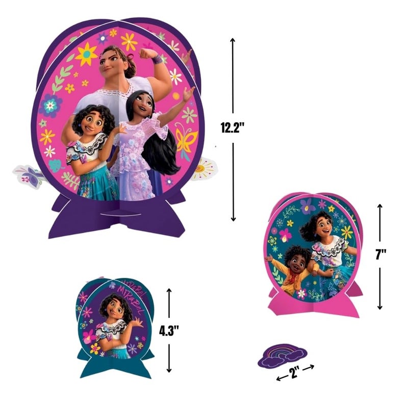 Amscan Encanto Table Centerpiece Kit (27 Pc Set) - High-Quality & Sturdy, Perfect Party Essential For Themed Parties & Events - Image 3