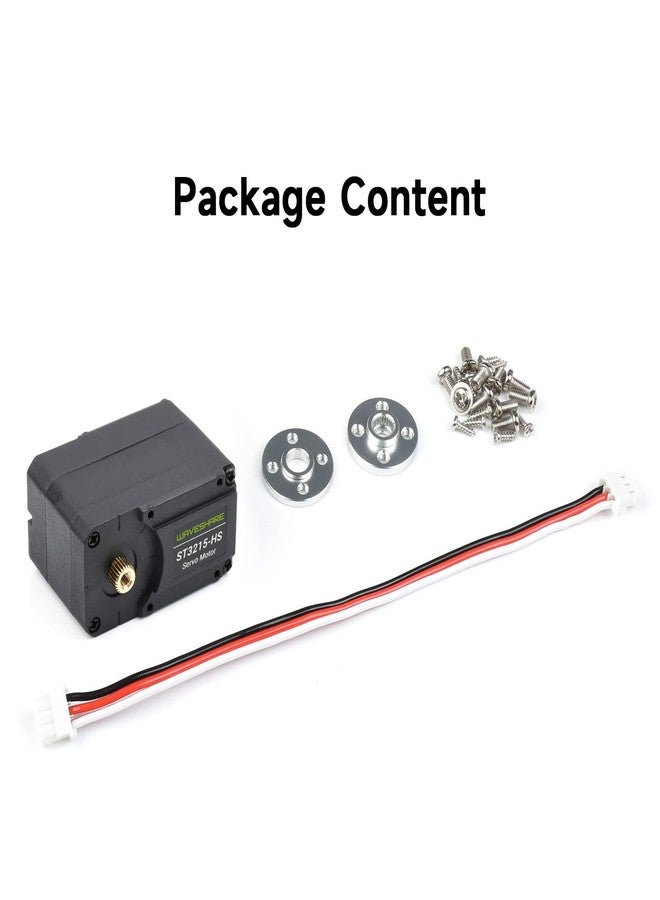 Waveshare محرك سيرفو بوس من ويفشير 20 كجم.سم، سرعة عالية 106PRM، عزم كبير، مع مشفر مغناطيسي عالي الدقة بزاوية 360 درجة، تغذية مرتدة ثنائية الاتجاه، وضع تبديل سيرفو/محرك - Image 2