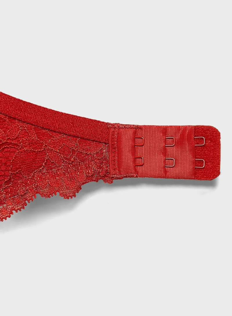 La Senza Balconette Lace Detail Bra