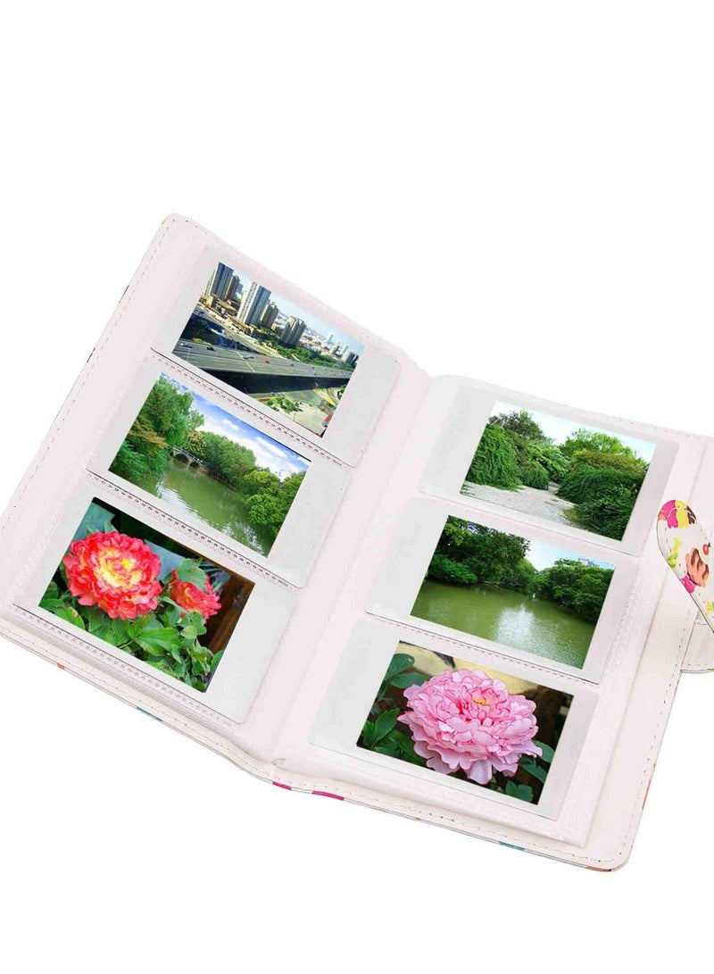 Mmmon 96 Pockets Mini Photo Album for Fujifilm Instax Mini 11 Camera,Card Stamp Storage Book(Candy Pattern) - Image 3