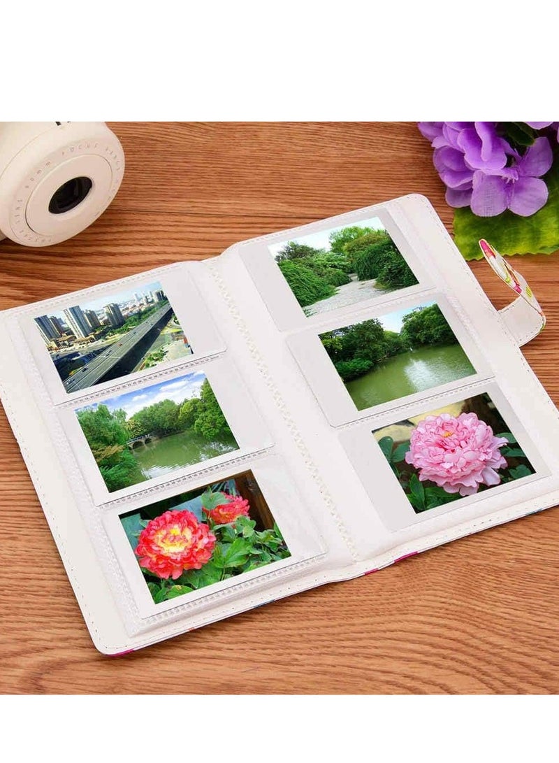 Mmmon 96 Pockets Mini Photo Album for Fujifilm Instax Mini 11 Camera,Card Stamp Storage Book(Candy Pattern) - Image 5