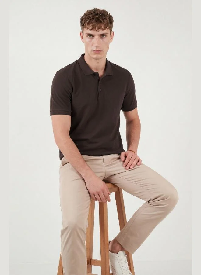 Buratti  Buratti Cotton Regular Fit Button-Down Polo Collar T-Shirt Men's POLO COLLAR T-SHIRT 5902127 for Men | Best Price UAE