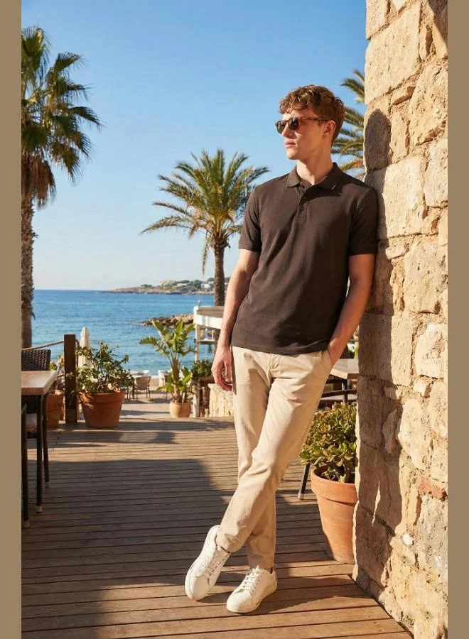 Buratti  Buratti Cotton Regular Fit Button-Down Polo Collar T-Shirt Men's POLO COLLAR T-SHIRT 5902127 for Men | Best Price UAE