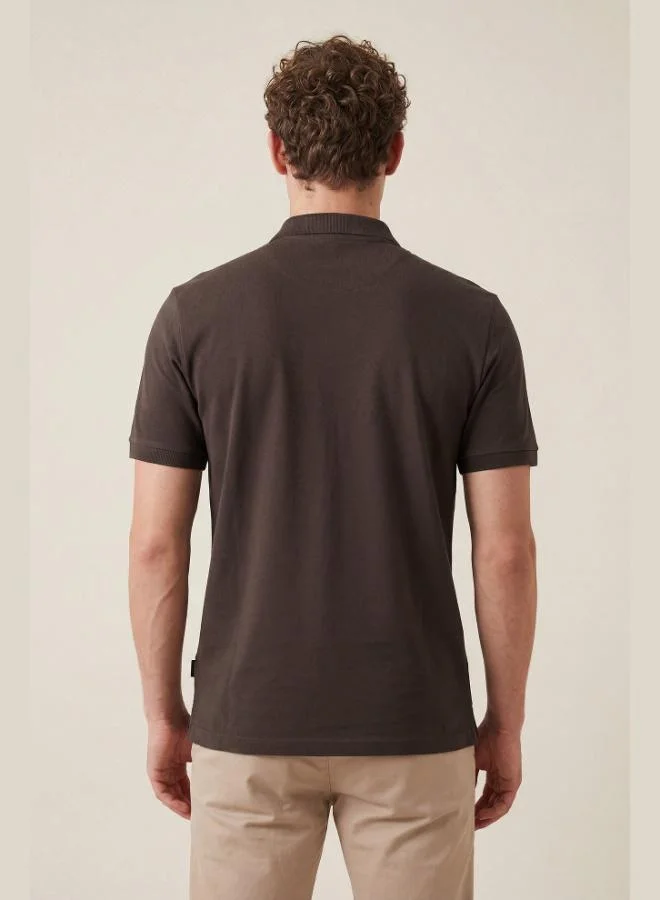 Buratti  Buratti Cotton Regular Fit Button-Down Polo Collar T-Shirt Men's POLO COLLAR T-SHIRT 5902127 for Men | Best Price UAE