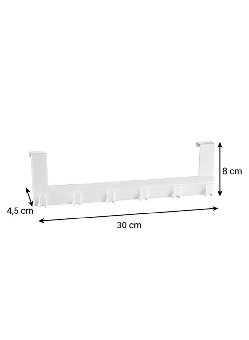 tescoma Flexispace Suspension Bar With Hooks 30Cm Kitchen Cabinet Towel Bar Holder Towel And Wash Cloth Hanging Storage Accessories - Image 4