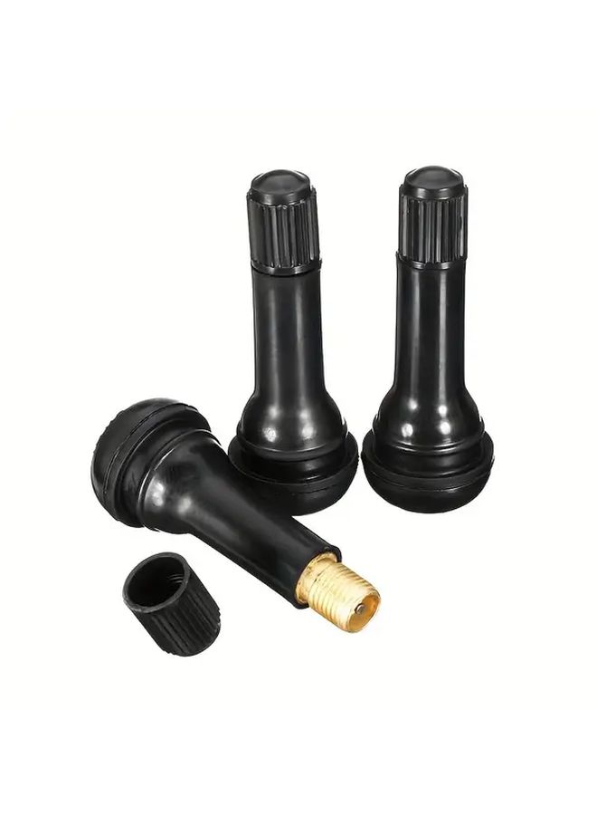 10Pcs TR413 Snap In Rubber Valve Stems For Tubeless Tyres Universal Vacuum Repair Tool - Image 4