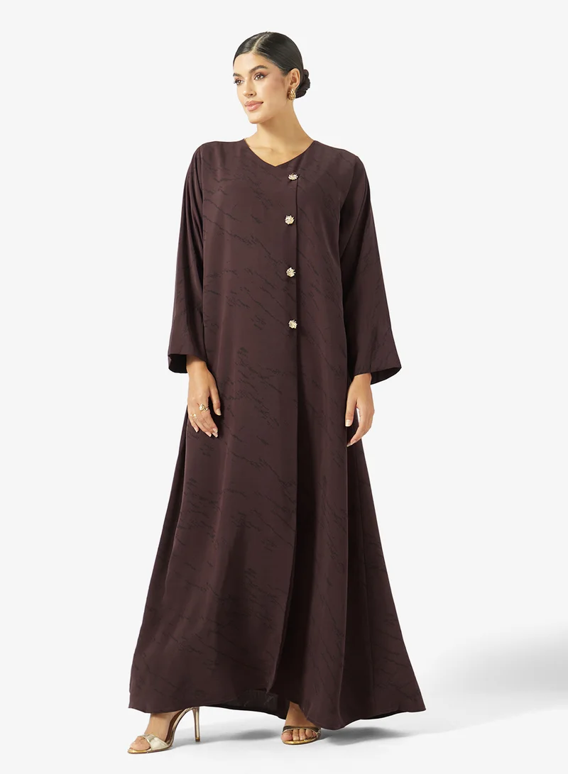 Khizana  Printed Abaya for Women | Best Price UAE