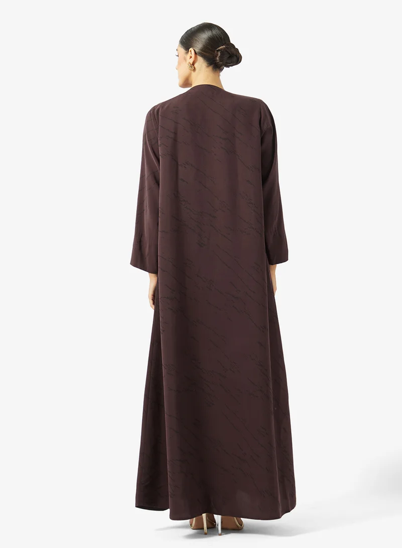Khizana Printed Abaya