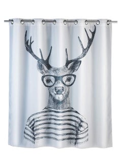 Wenko Shower Polyster Curtain Mr.Deer Flex Antimou 180 X 200cm  - Image 1