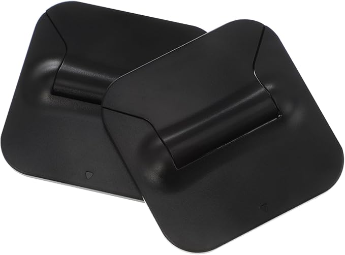 Black Folding Laptop Stand 2 Pack Portable Ergonomic Holder for Desktop Heat Dissipation - Image 1