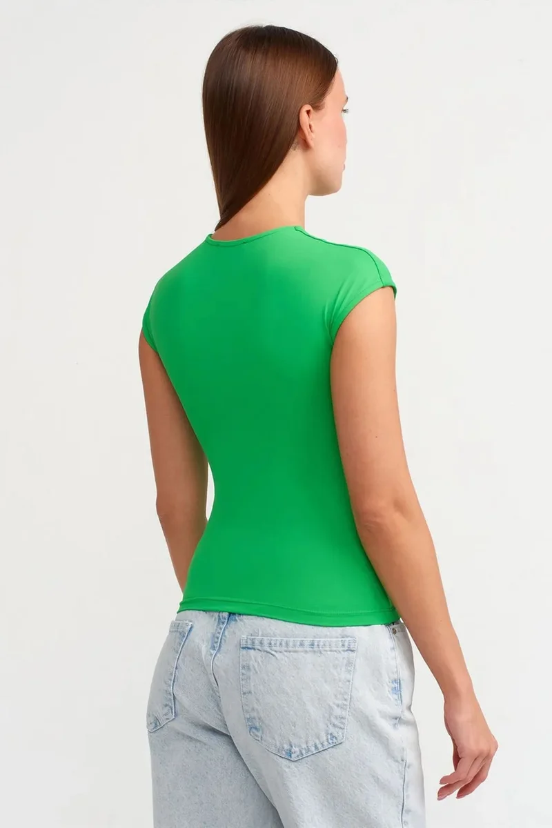 ديلفين DILVIN Women's Slim Fit Crew Neck T-Shirt