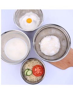 Y&D 100% Stainless Steel Mixing bowl set of 6 Piece, Solid and Durable, Mirror Finish, Flat Bottom  - Image 4