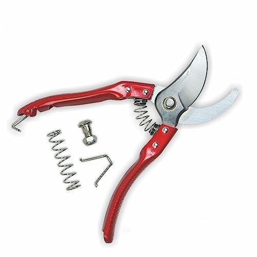 TOMAHAWK® Heavy Duty Premium Stainless Steel Sharp Flower Cutter Plant Cutter Blade Gardening Jaw & Spring Scissors Tool with Smart Lock Ideal for Home Cutting Plants, Branches and Leaf - Image 1