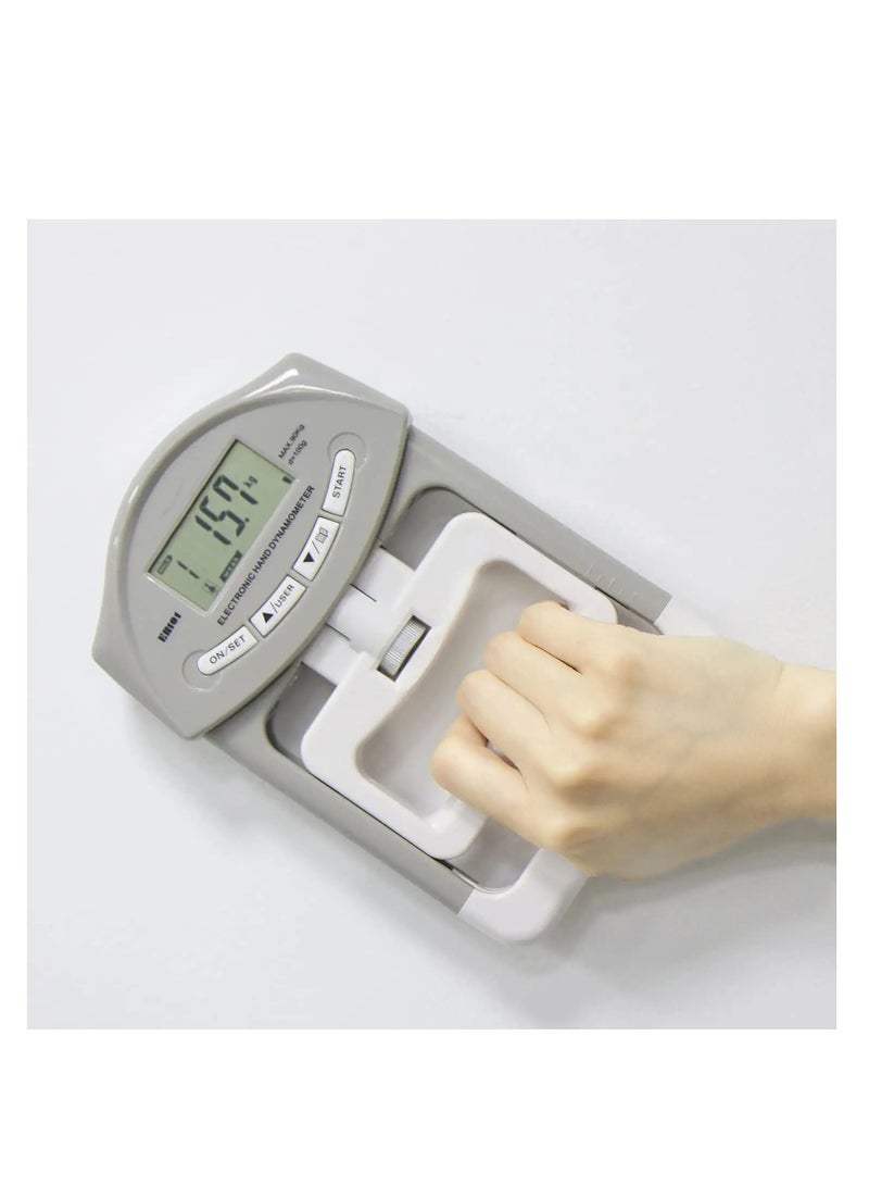 Zikra Digital Hand Dynamometer, Grip Strength Measurement Electronic Hand Strengtheners 198 Lbs with 19 Sets of Individual Records, Gripping Strengthener For Athletes, Home, Car, Clinic - Image 3