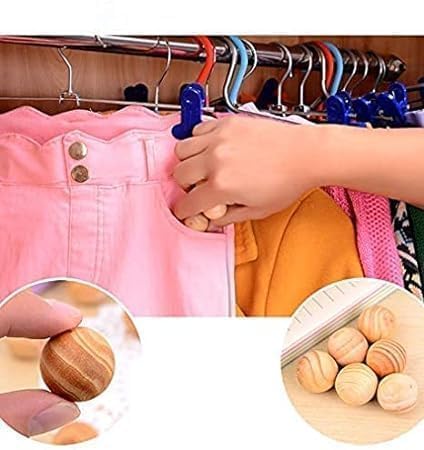 24Piece Wooden Scented Moth Balls Natural Cedarwood Repellent for Clothes Protection EcoFriendly LongLasting Aroma - Image 5