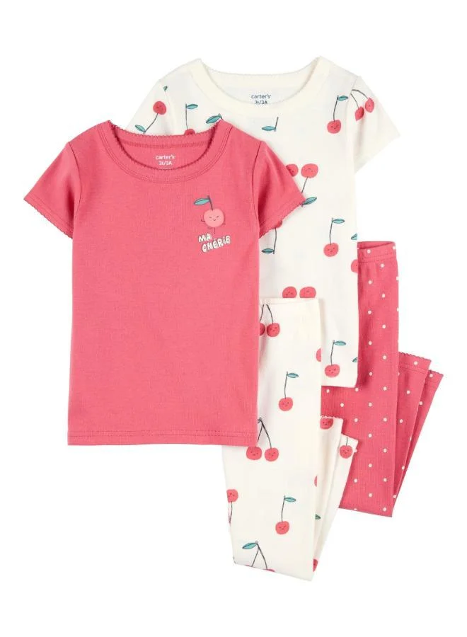 carter's Toddler Printed 4PC Pyjamas Set
