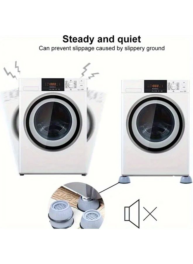 4pcs Heavy Duty Anti Slip Washing Machine Feet Pads Non Shock Levelers - Image 4