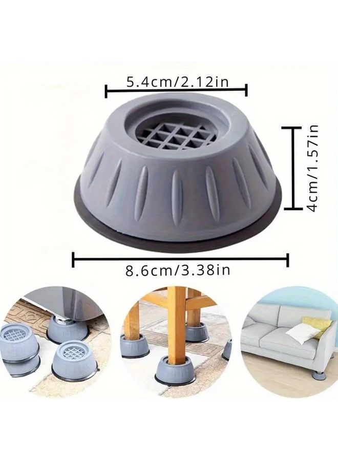 4pcs Heavy Duty Anti Slip Washing Machine Feet Pads Non Shock Levelers - Image 2
