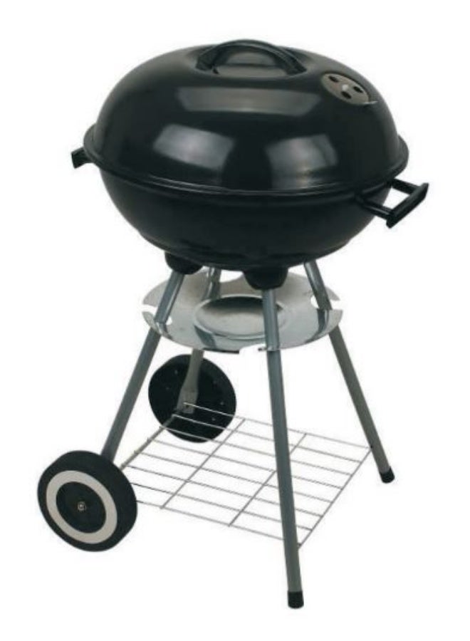 Flame-On Portable BBQ  17" Kettle Grill for Indoor/Outdoor BBQ Activities - Image 1