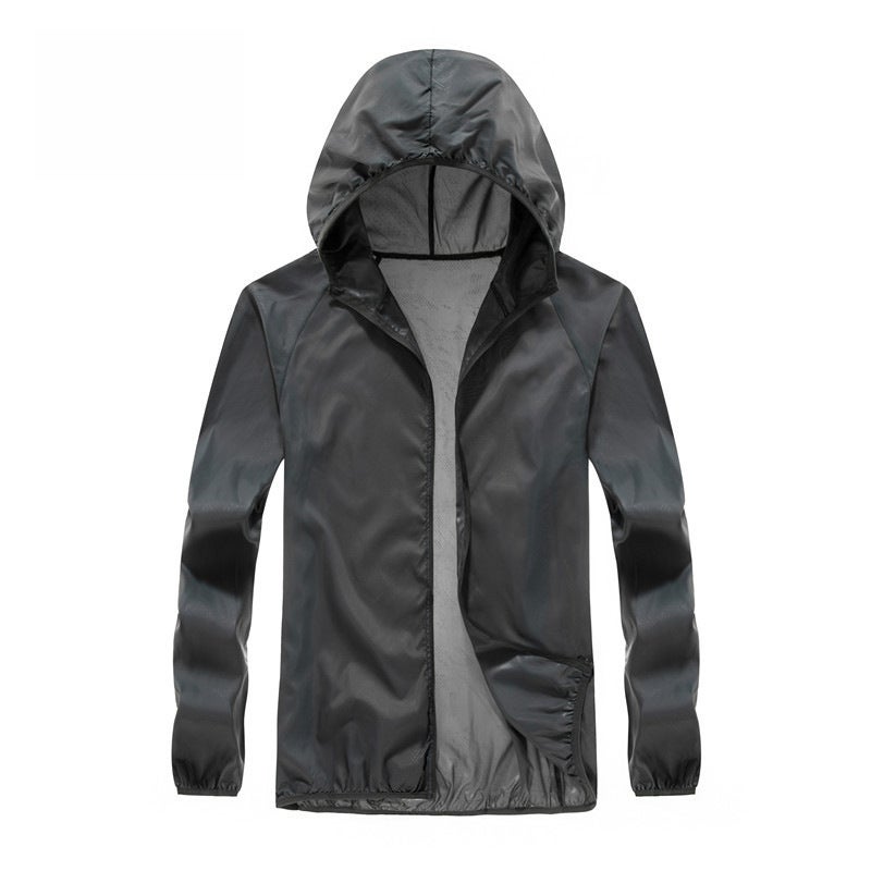 Generic Summer Lightweight Ladies Windbreaker Sun Protection Skin Jacket Custom Logo Gray 
