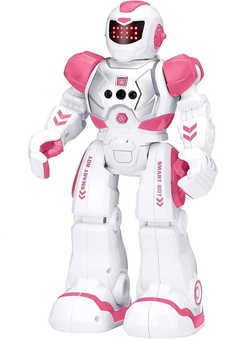 KingsDragon Robots Toy for Kids RC Gesture Sensing Toy Interactive Walking Singing Dancing Robot Birthday Presents for Boys Girls Age 6 7 8 9 Years OldPink - Image 3