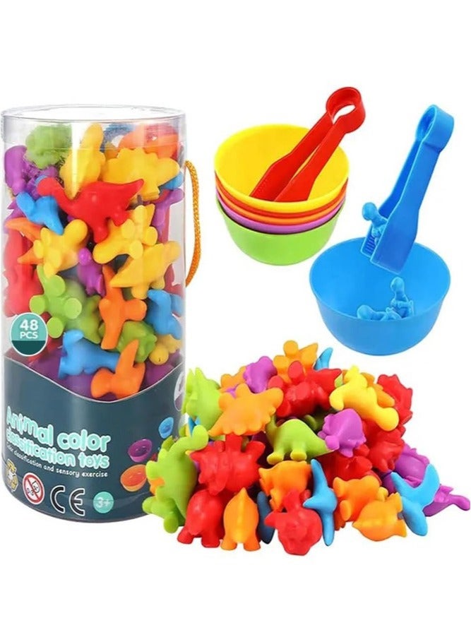 BELLSBERRY Dinosaur Learning Adventure – Count, Sort and Play Fun Educational Toy for Kids - Image 1