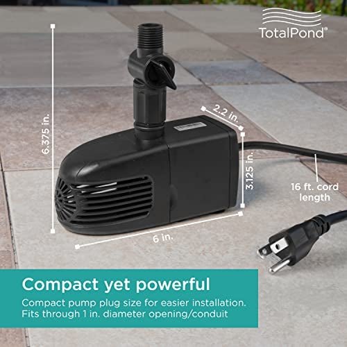 TotalPond 560 GPH Pond Pump, 3/4 in. ID tubing - Image 3