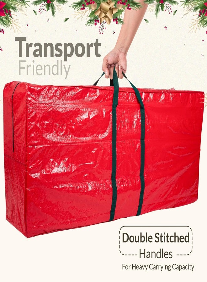 Carrywell (Not Made In China) Christmas Tree Storage Bag For 9 Foot Artificial Xmas Holiday Tree, Durable Waterproof Material, Zippered Bag, Carry Handles. Protects Against Dust, Insects and Moisture - Image 3