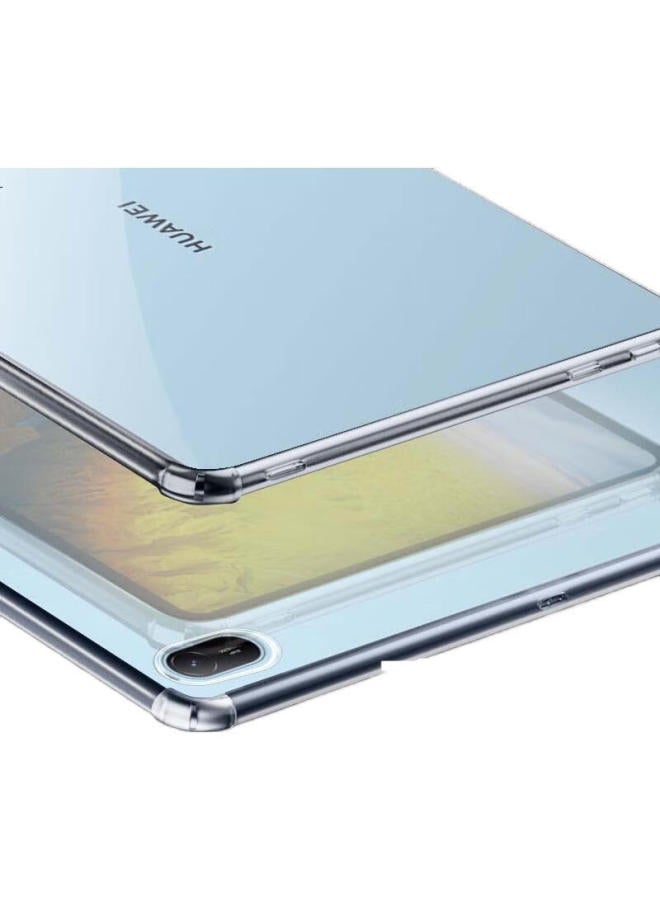 Freeson Protective Case For Huawei Matepad Se Tablet Model 11-Inch, Slim Full Coverage With Four Corner Airbags, Shockproof, Transparent Tpu Soft Shell - Image 3