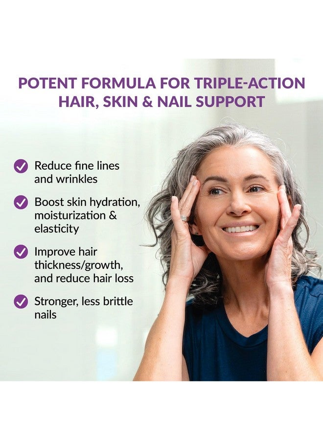 BioTrust BioTrust Timeless Beauty Ceramide Booster - Hair & Skin Restoring Phytoceramides Supplement + Vitamin C, Vitamin E, Biotin, Zinc, Hyaluronic Acid - Potent Blend for Hair, Skin & Nails - 30 Capsules - Image 4