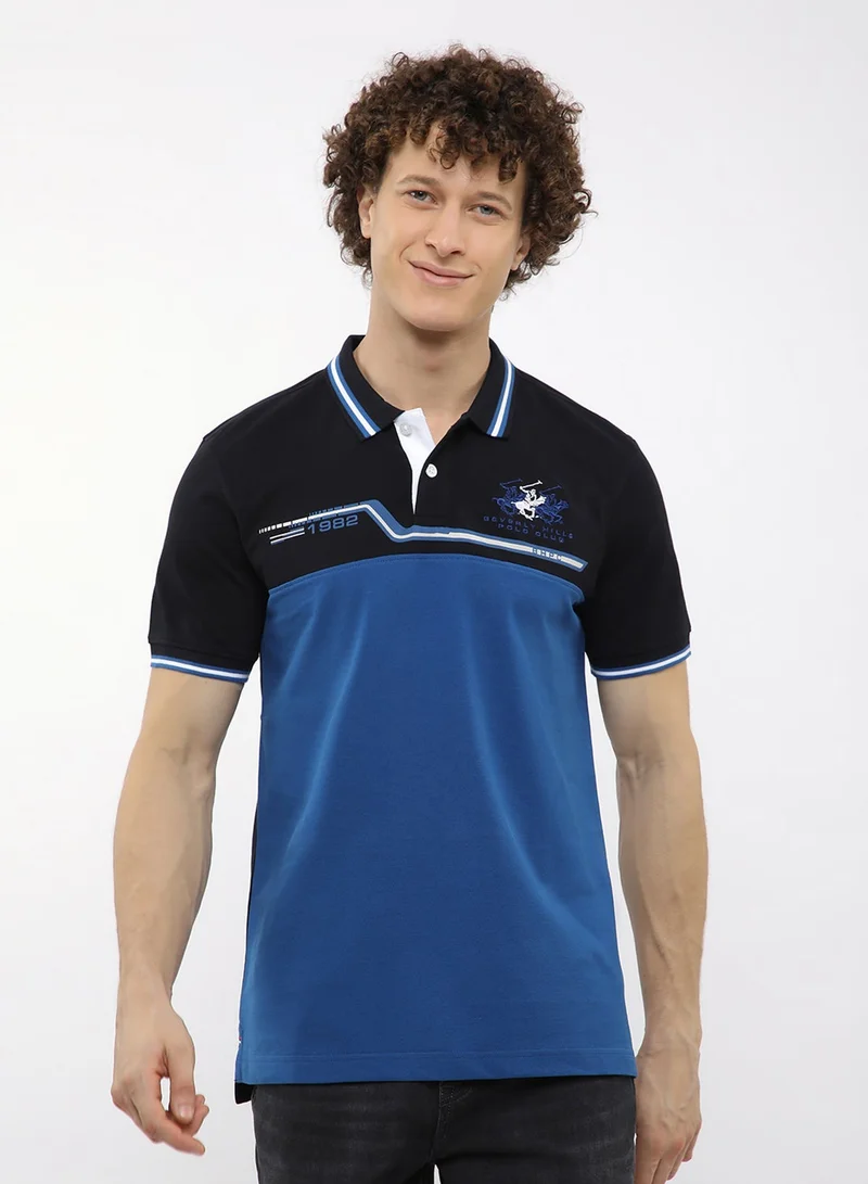 Logo Colorblock Polo
