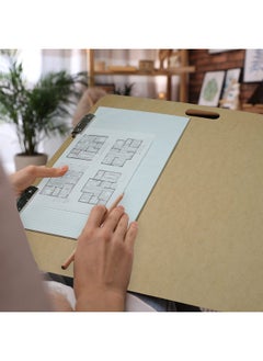 05607 Recycled Hardboard Sketchboard Brown 23 In. X 26 In. Clipboard With Builtin Handle Solid Drawing Board For Artists Students And Creatives - pzsku/ZA963D7F13F9FA6ED5BDDZ/45/_/1721911803/a9acddc5-f4c5-4ce6-83b1-f756f1f75f7a