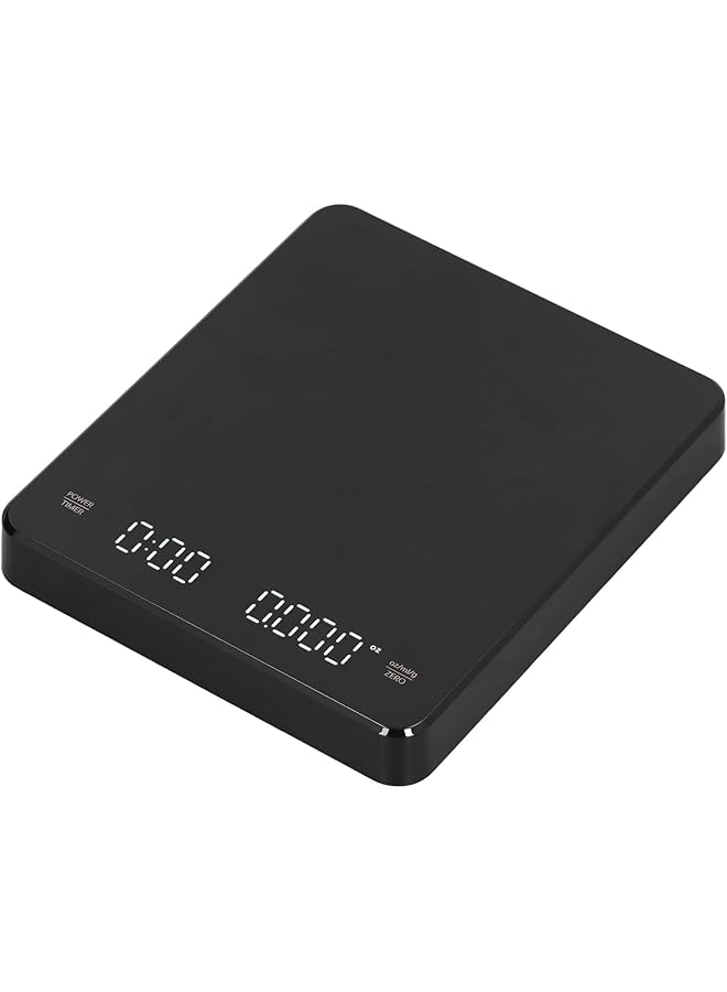 promass Electronic Coffee Scale, 3KG Electronic Scale High Accuracy High Temperature Resistance Rechargeable 3 Units for Home for Vegetables - Image 1