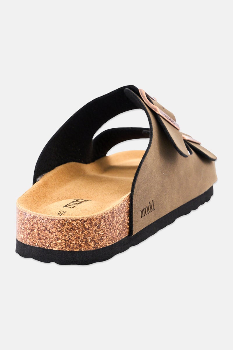 Mudd صنادل رجال قابلة للانزلاق من الفلين، بني - Image 3