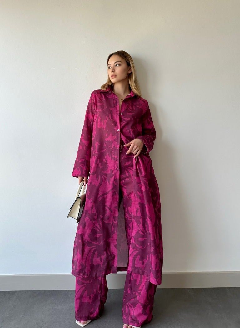 Floral Oversized Co-ord Set  - Image 1