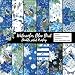 iKammo Blue Floral Scrapbook Paper 12inchBlue Birds Flower Patterned Paper 24 Sheets DoubleSided Scrapbooking Papers Pad for Holiday Cardmaking DIY Origami Decorative Craft Papers - Image 2