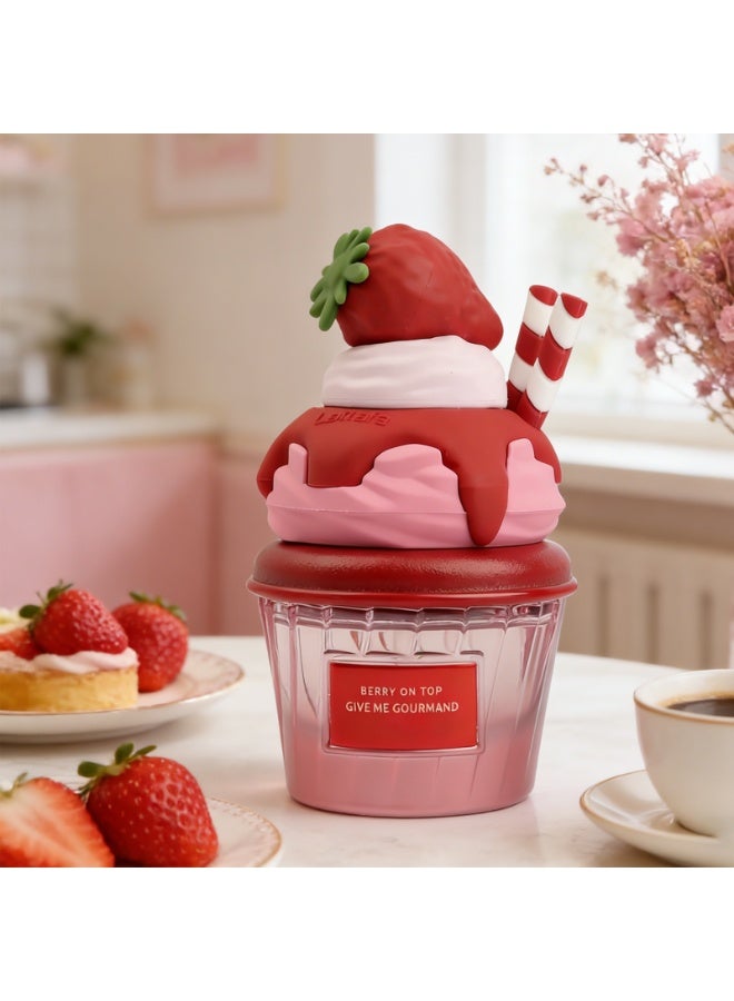 Strawberry Perfume For Girls, Fresh Fruity Sweet Long Lasting Fragrance Eau de Parfum Gift for Her 75mL - Image 3