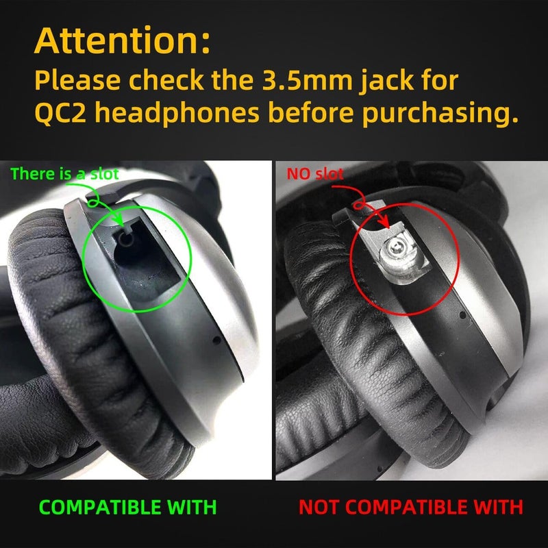 YOCOWOCO aptX Wireless Bluetooth 5.0 Adapter for Bose QuietComfort QC 15 with Mic/Volume Control, Black - Image 2