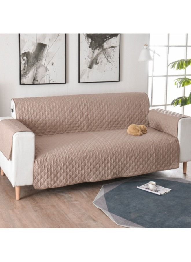 Generic - 1 Seat Sofa Slipcover,Couch Cover with Elastic Adjustable Strap Reversible Large Sofa Cover Furniture Protector Washable Couch Cover Furniture Protector for Kids Sofa Slipcover Home Decoration Great for Home with Pets - Image 1