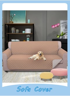 1 Seat Sofa Slipcover,Couch Cover with Elastic Adjustable Strap Reversible Large Sofa Cover Furniture Protector Washable Couch Cover Furniture Protector for Kids Sofa Slipcover Home Decoration Great for Home with Pets