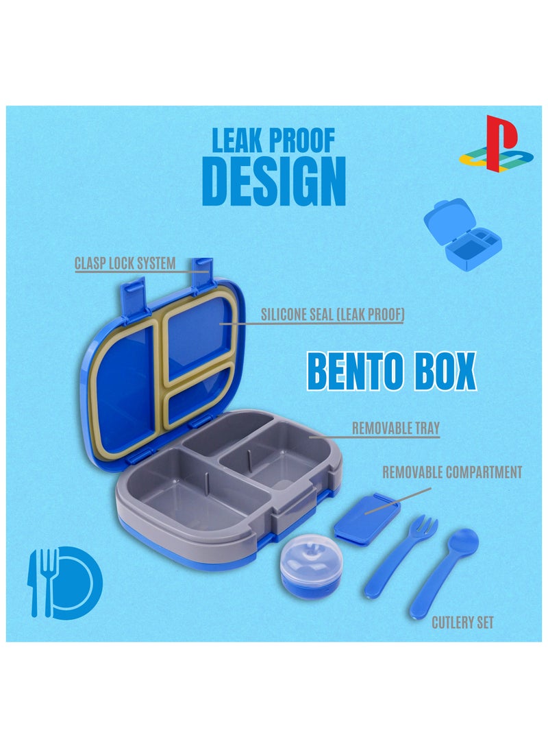 بلاي ستيشن شنطة غداء سوني بلايستيشن سماش 3 في 1 مع زجاجة ماء وعلبة غداء - Image 4