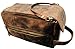cuero Genuine Buffalo Leather Unisex Toiletry Bag Travel Dopp Kit Grooming and Shaving Kit ~ for Men Women ~ Hanging - Image 2