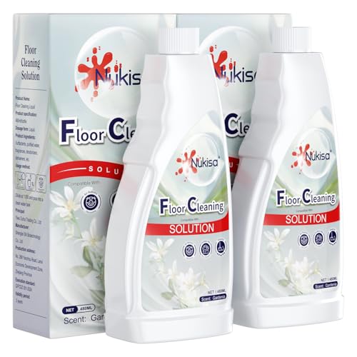Nukisa Gardenia Scent Floor Cleaning Solution Compatible With Roborock Robot Vacuum And Mop Cleaner， Deep Cleans For Multiple Hard Floors, Suitable With All Robot Vacuums With Mopping (2) - Image 1
