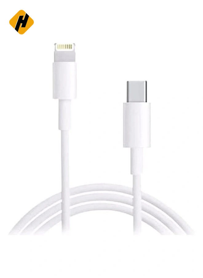 20-W Apple Charger Uk Plug Type C Adapter With 1m Iphone Fast Charging Cable Universal Travel Adapter Usb-c Plug Compatible For All Iphone Device 14/13/12/11 Pro And Pro Max / 8 Plus/X Max/Etc