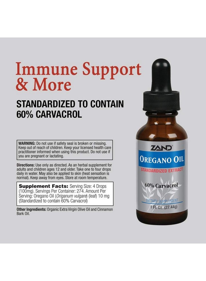 ZAND Oregano Oil Immune Support Formula | Standardized to Contain 60% Carvacrol | Topical & Internal Use, 1oz, 274 Servings - Image 2